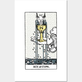 Modern Tarot Print - Ace Of Cups Posters and Art